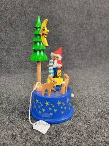 lot 653 image: Steinbach Sandmann Music Box #S45 - Handmade in Germany, SEE VIDEO