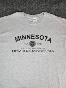 lot 815 image: Lot of (3) NEW XL Short Sleeved T-Shirts Life is Good in New Ulm, Minnesota
