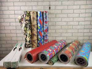 lot 519 image: Inventory of Commercial Wrapping Paper - Rolls are 24 Long - NO SHIPPING
