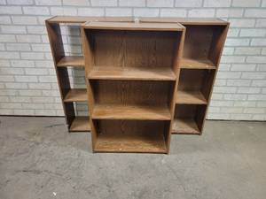 lot 533 image: (3) Bookshelves - each is Approx. 36 x 22.5 x 8.25 - NO SHIPPING