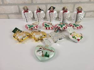 lot 592 image: (14) Old World Christmas Glass Ornaments