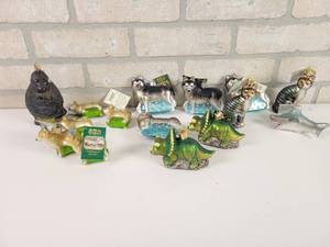 lot 595 image: (15) Old World Christmas Glass Ornaments