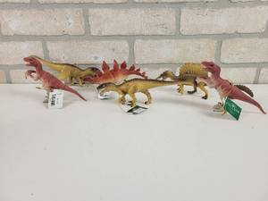 lot 616 image: (6) Kurt S. Adler Dinosaur Christmas Ornaments