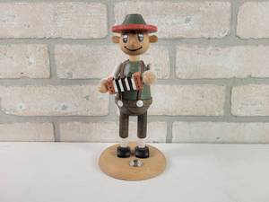lot 682 image: Wooden Accordion Player - Made in Germany