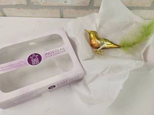 lot 685 image: Handmade Inge-Glas Glass Ornament - Made in Germany