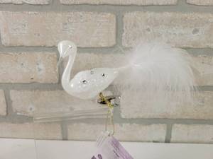 lot 698 image: Handmade Inge-Glas Glass Ornament The Bird - Made in Germany