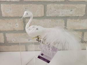 lot 710 image: Handmade Inge-Glas Glass Ornament The Bird - Made in Germany