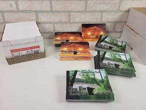 lot 720 image: (200) Downtown New Ulm and Flandrau State Park Cards -  Blank Inside w Envelopes