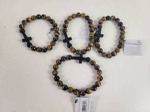 lot 730 image: (4) Mens Faith Bracelets by Alexas Angels