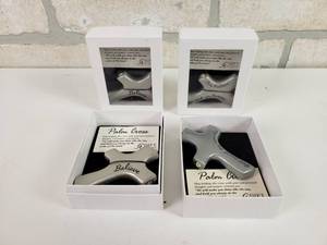 lot 745 image: (4) Palm Crosses