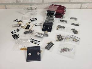 lot 866 image: Annaleece by DeVrie jewelry Inventory - 22K Gold Plated or Rhodium Plated - Crystallized with Swarovski