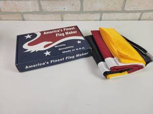 lot 874 image: 3 x 5 German Nylon Flag - Made in the USA