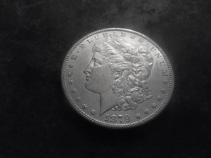 1879 S Morgan Silver Dollar Reverse 1878