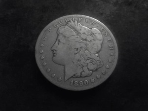 1890 CC Morgan Silver Dollar