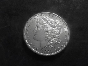 1891 S  Morgan Silver Dollar