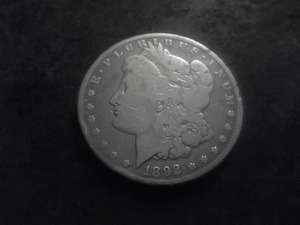1892 CC  Morgan Silver Dollar