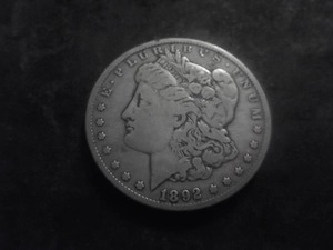 1892 O  Morgan Silver Dollar