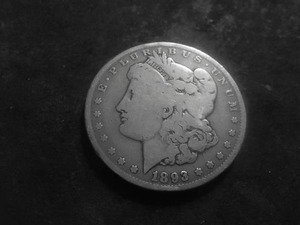 1893 CC  Morgan Silver Dollar