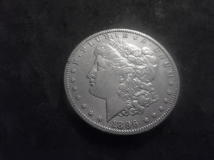 1896 O Morgan Silver Dollar