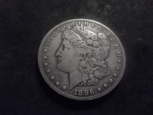 1896 S Morgan Silver Dollar