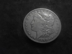 1897 O Morgan Silver Dollar