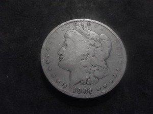 1901 Morgan Silver Dollar