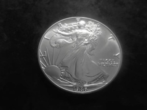 1986 American Silver Eagle 1 Oz. 99.9 Fine Silver MS From Unc. Roll