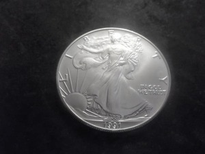 1991 American Silver Eagle 1 Oz. 99.9 Fine Silver MS From Unc. Roll