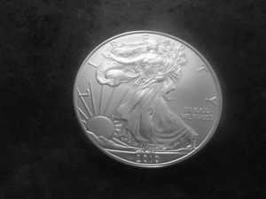 2010 American Silver Eagle 1 Oz. 99.9 Fine Silver MS From Unc. Roll