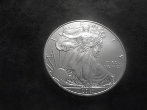 2011 American Silver Eagle 1 Oz. 99.9 Fine Silver MS From Unc. Roll