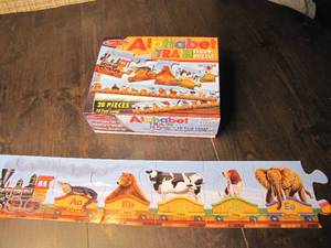 Alphabet Train Floor Puzzle