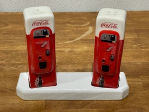 lot 6 image: Coca Cola Salt and Pepper Shakers