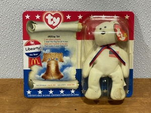 lot 17 image: TY Beanie Liberty Bear 1996