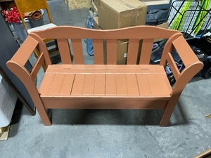 lot 34 image: Wooden Bench