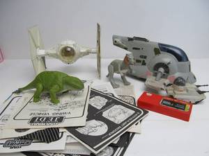 lot 82 image: Lot of Original Vintage 1970s STAR WARS Vehicles etc