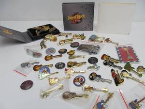 lot 91 image: Large Collection of HARD ROCK CAFE Pins