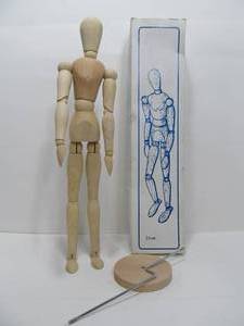 lot 106 image: Larger Sized 20 New in Box Wooden Artist Mannequin