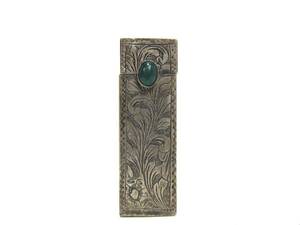 lot 112 image: Ornate Vintage 1920s-30s 800 Silver Lipstick Case