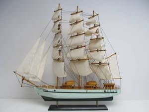 lot 139 image: Large Wooden Sailing Ship Display