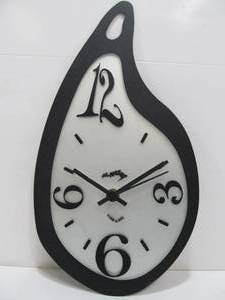 lot 201 image: Arti & Mestieri Salvador Dali Style Melting Tear Drop Art Metal And Glass Clock