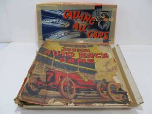 lot 204 image: 2 Old Vintage Automobile Board Games