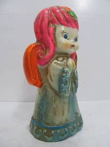 lot 225 image: Vintage 1960s era FORSUM Ceramic Angel Coin Bank