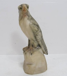 lot 241 image: Vintage Hand Carved Stone Eagle Sculpture