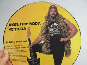 lot 250 image: Vintage 1984 JESSE The Body Ventura Vinyl Picture Record