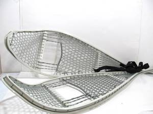 lot 193 image: Pair of Vintage White Metal US Military Snowshoes