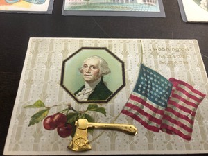 lot 168 image: Collection of Antique Patriotic Postcards Featuring George Washington