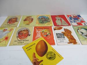lot 260 image: Collection of 1950s University of Iowa College Football Programs