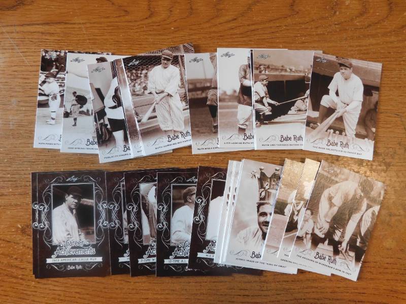 Lot of 2016 Leaf Babe Ruth Cards