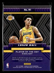 2017 Panini POD Lonzo Ball Rookie Card #R1