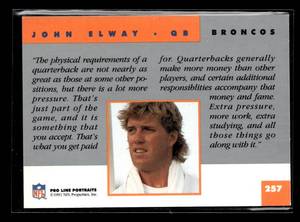 1991 Pro Line John Elway Autographed Card